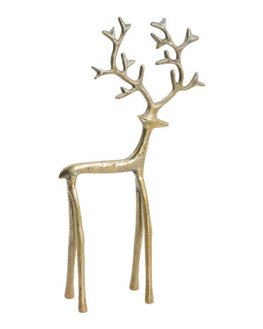 Antique Finished Reindeer | Gold