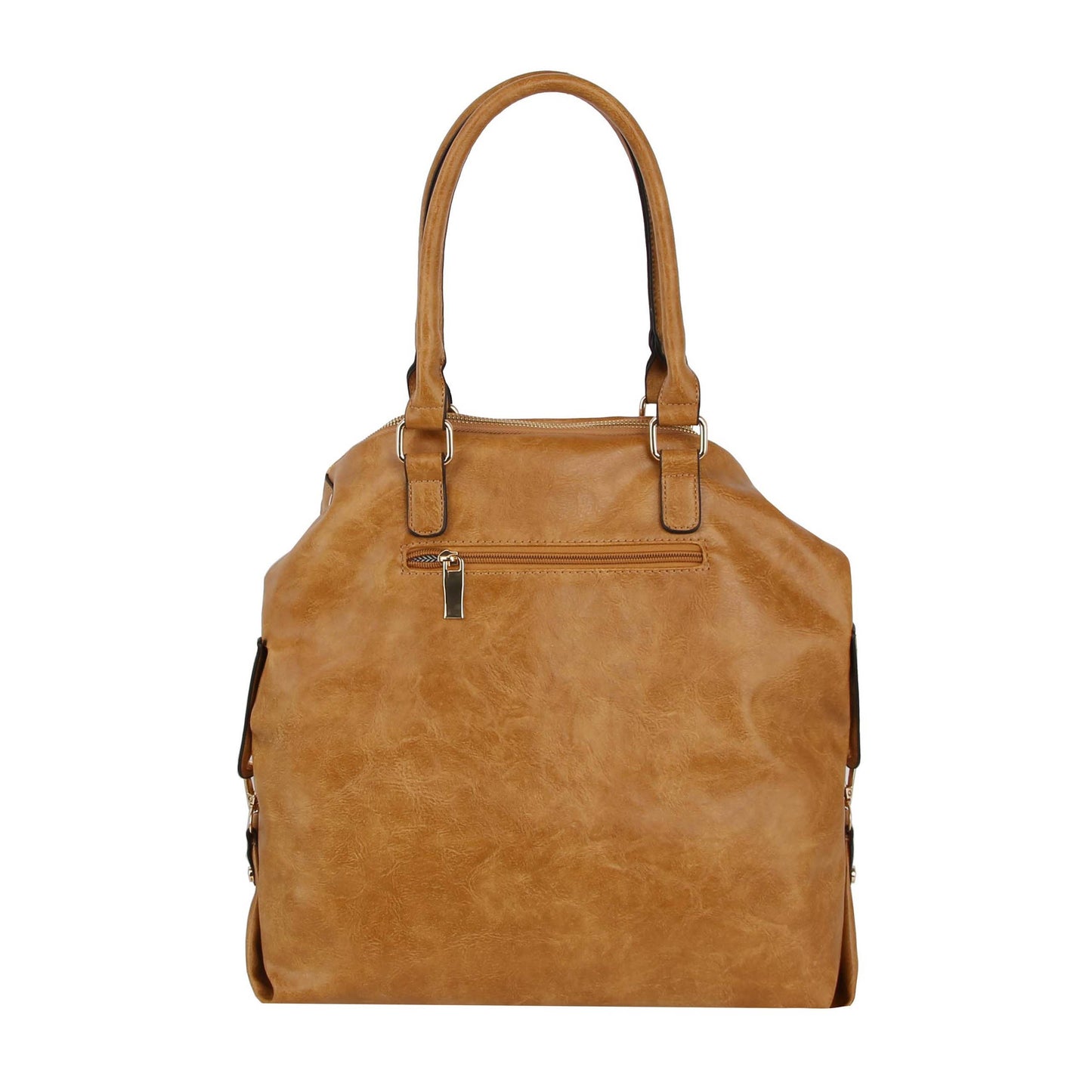 Women Tote Shoulder Top Handle Hobo Handbag: MOCHA / ONE SIZE