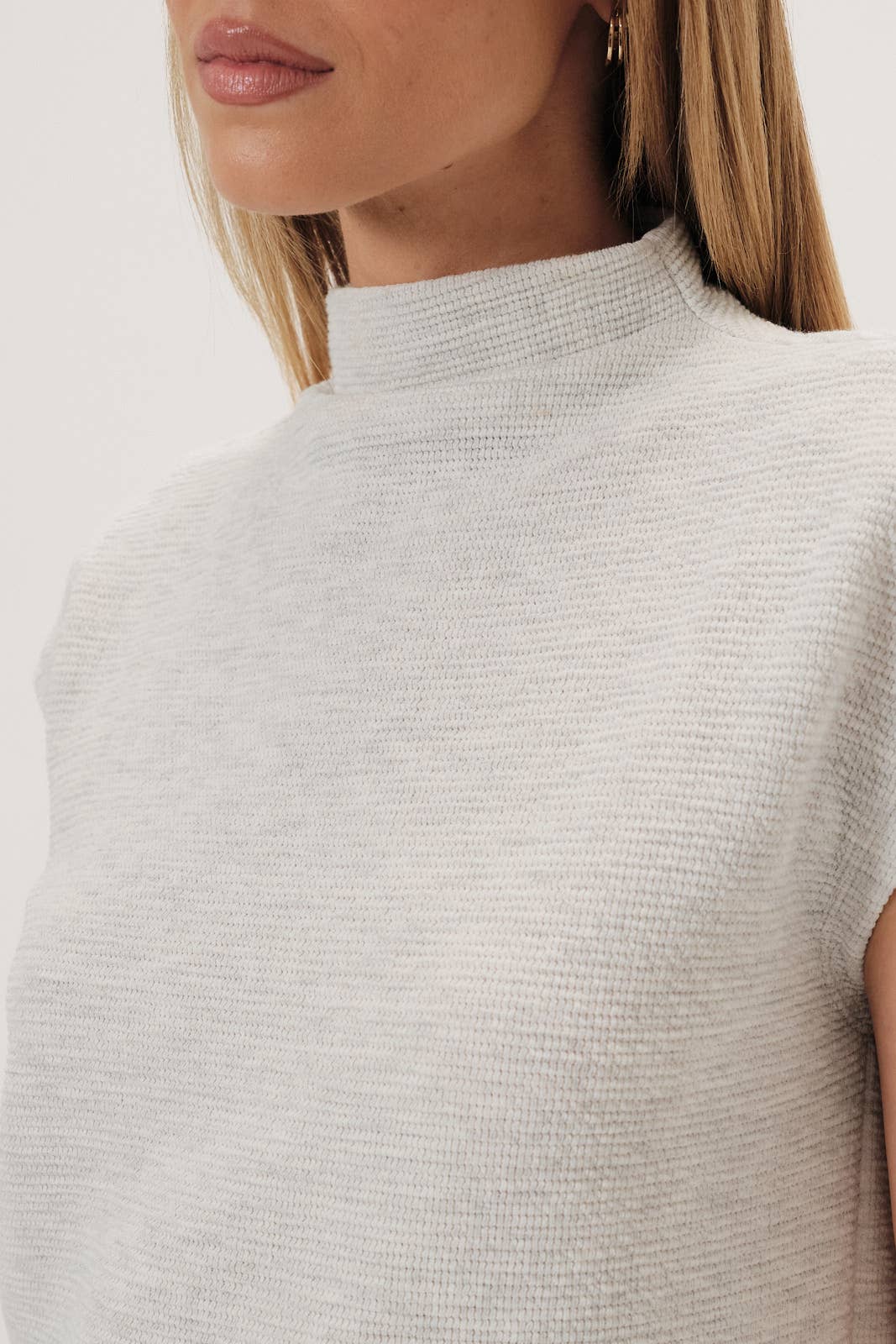 Quiet Luxury Mock Neck Top