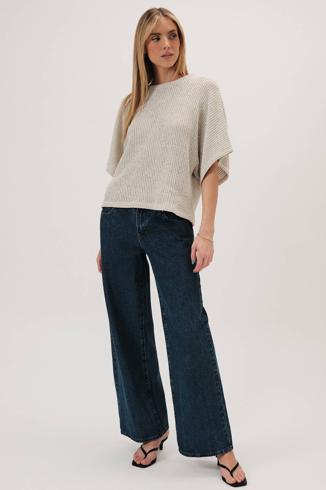 Natural Charm Bouclé Top