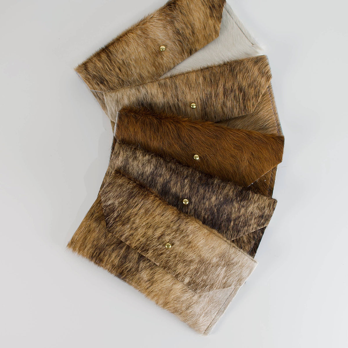 Hair on CowHide Phone/Envelope Clutch