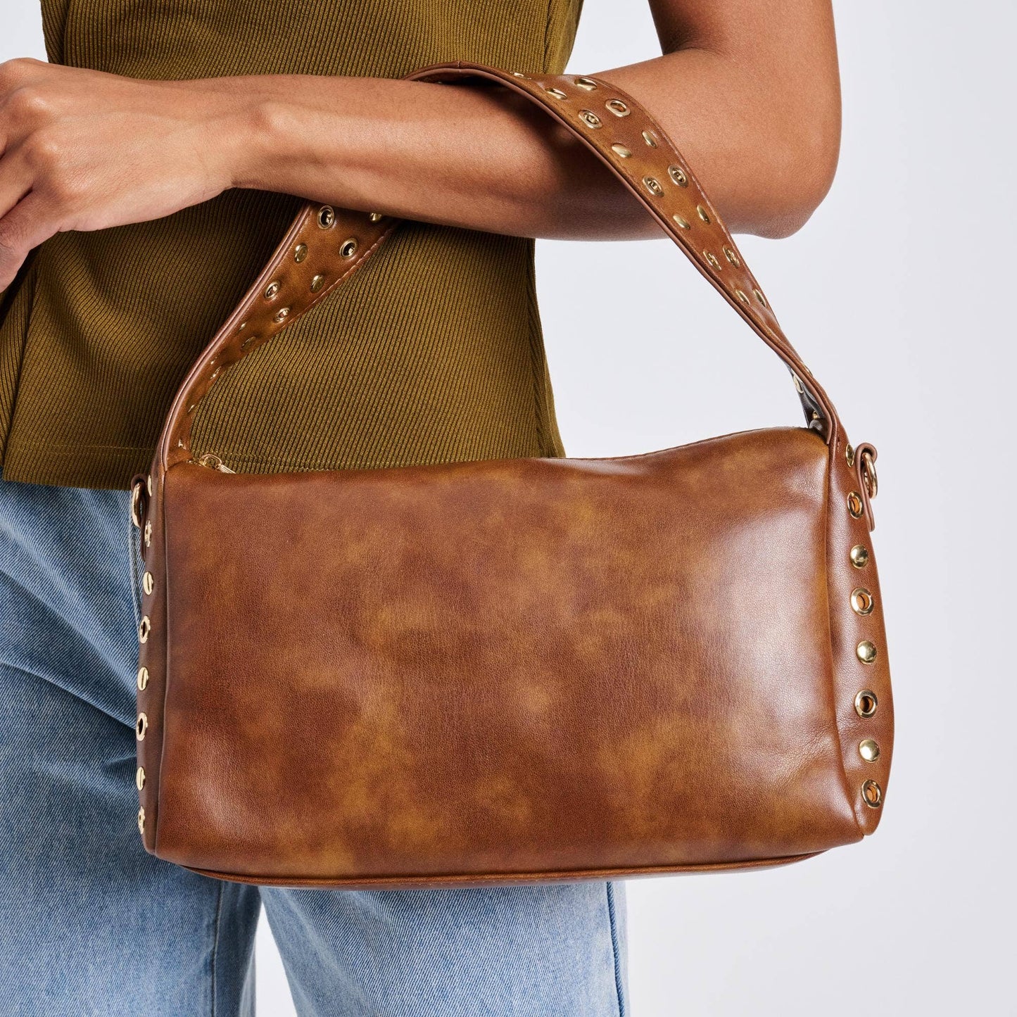 Jane Crossbody: Cognac
