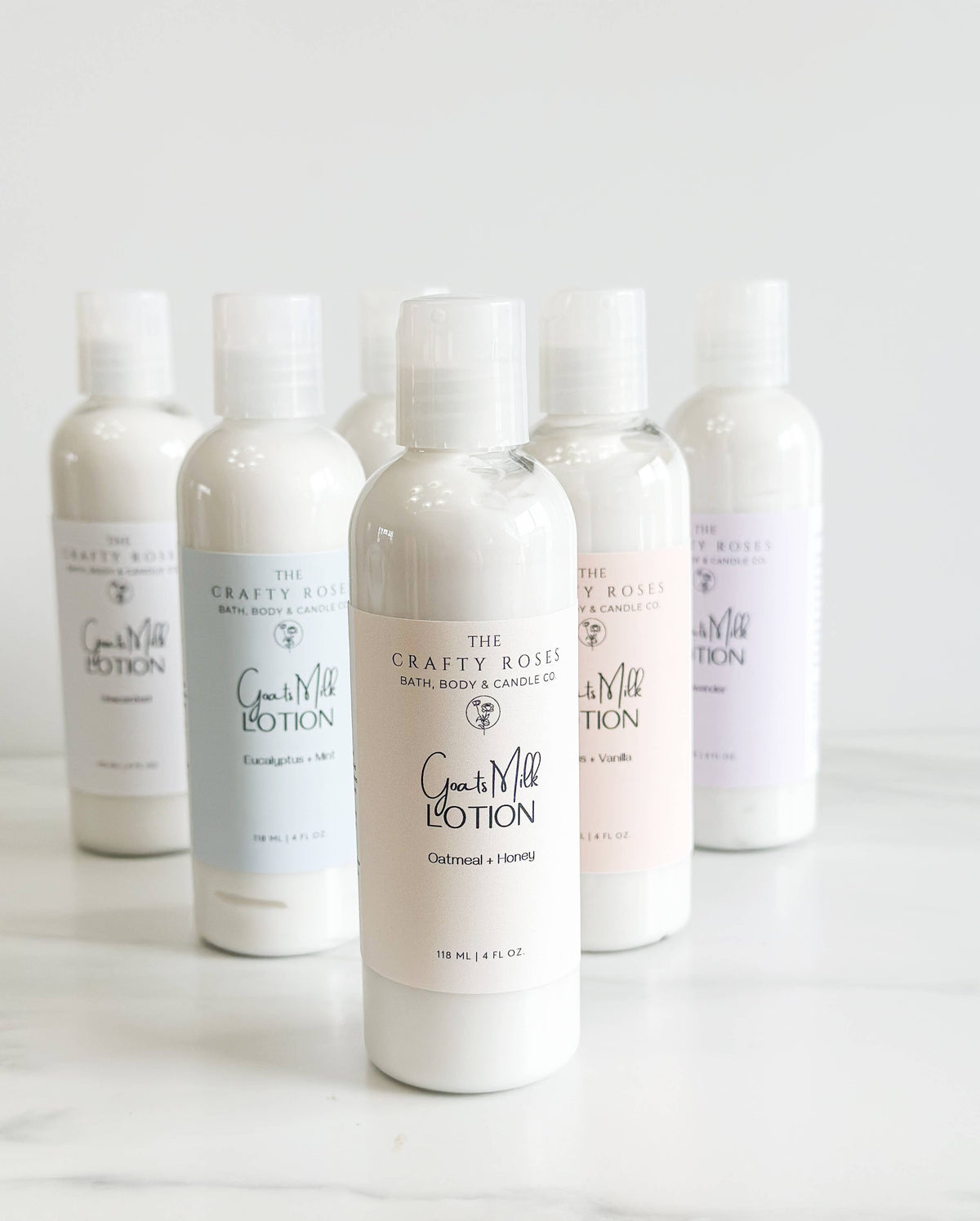 Goat Milk Lotion: Oatmeal + Honey, 4oz