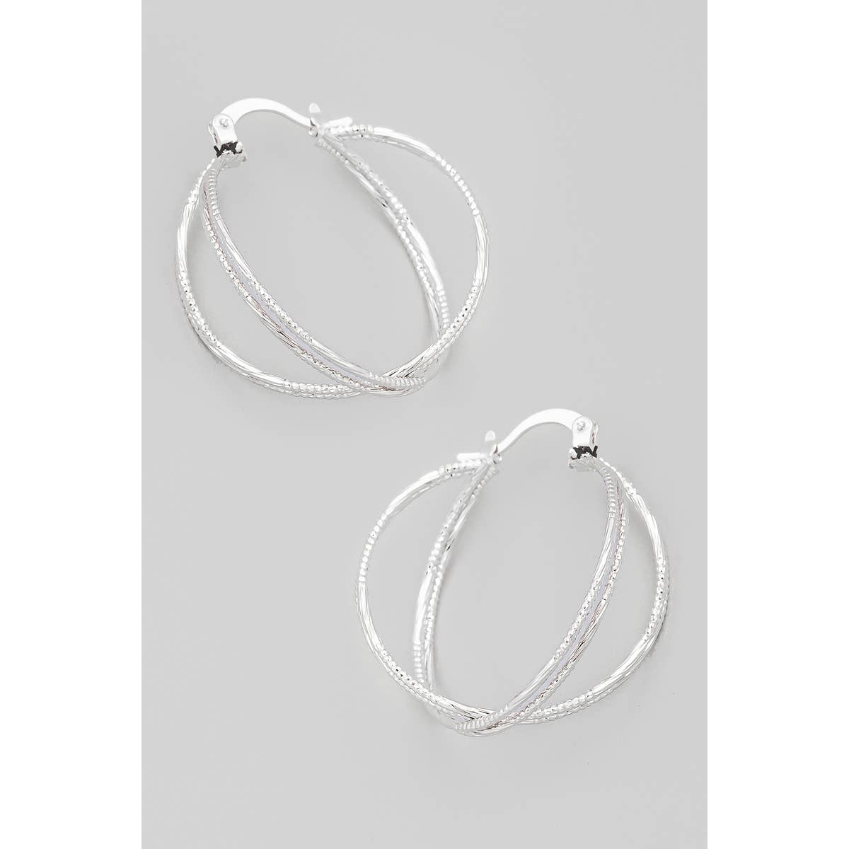 Thin Mini Pincatch Hoop Earrings: G