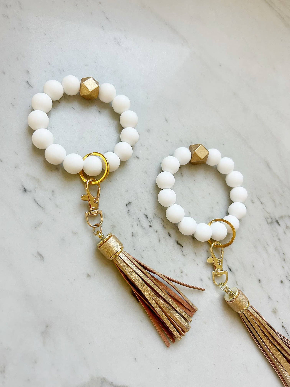 Classic Gold Wristband Keychain