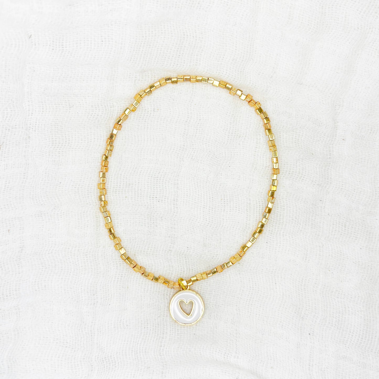"She Is Safe" Heart Bracelet