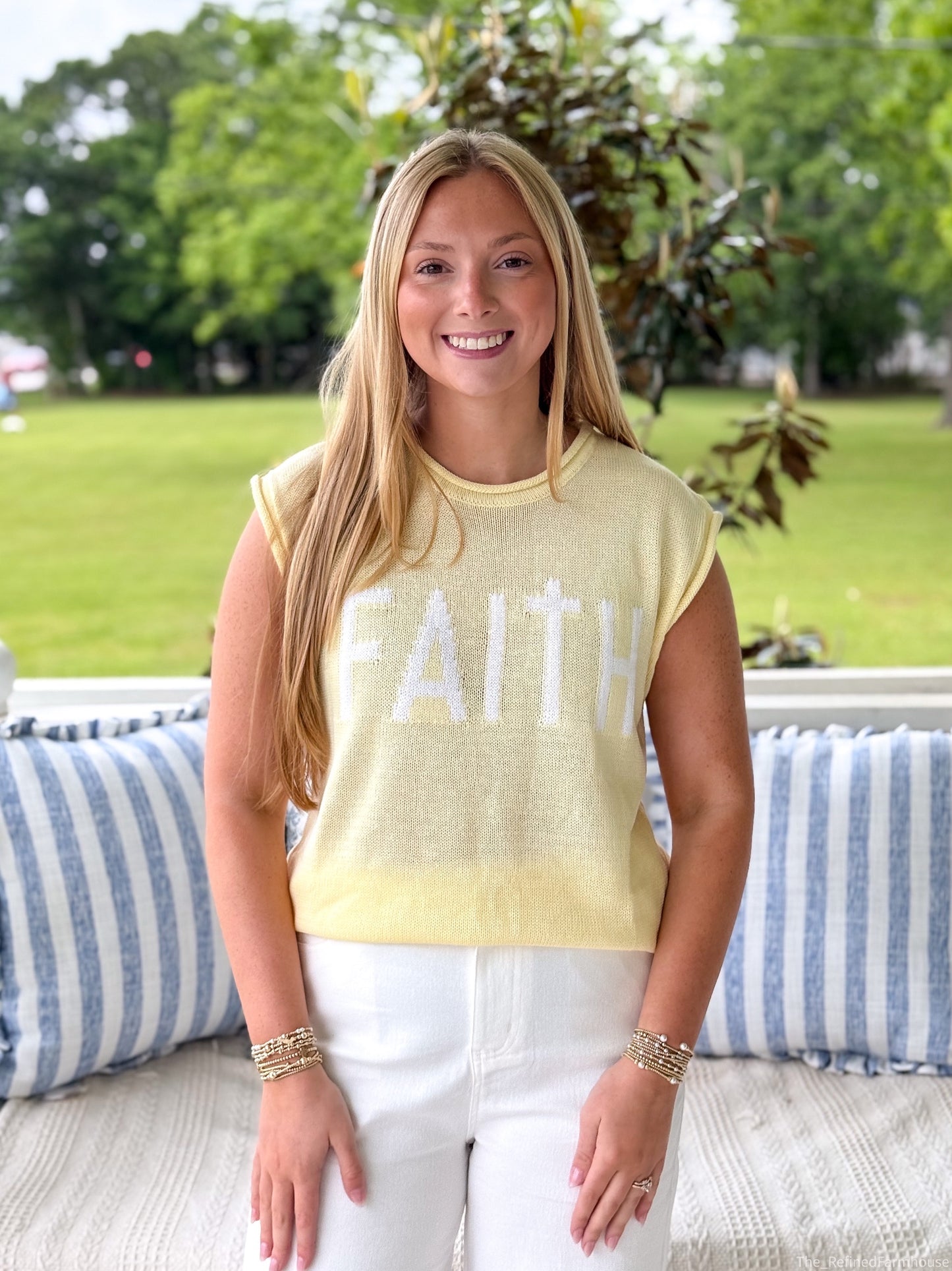 Faith Over Fear Top