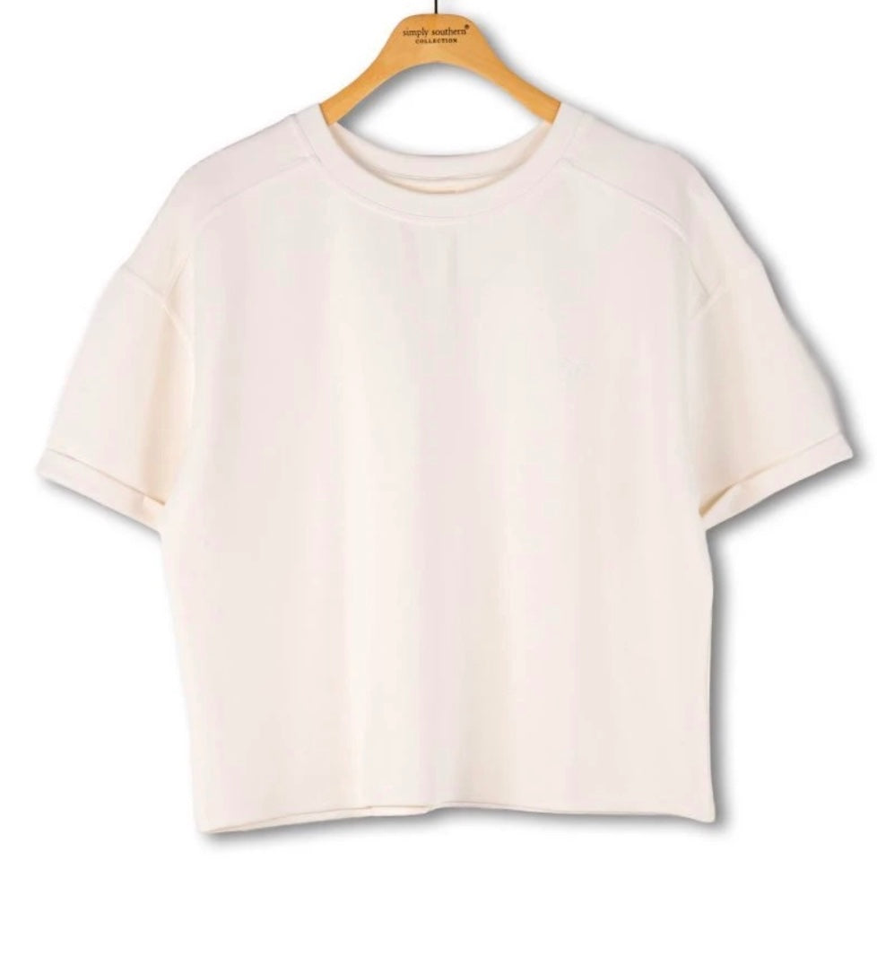 The EveryDay Comfort Tee- Pearl