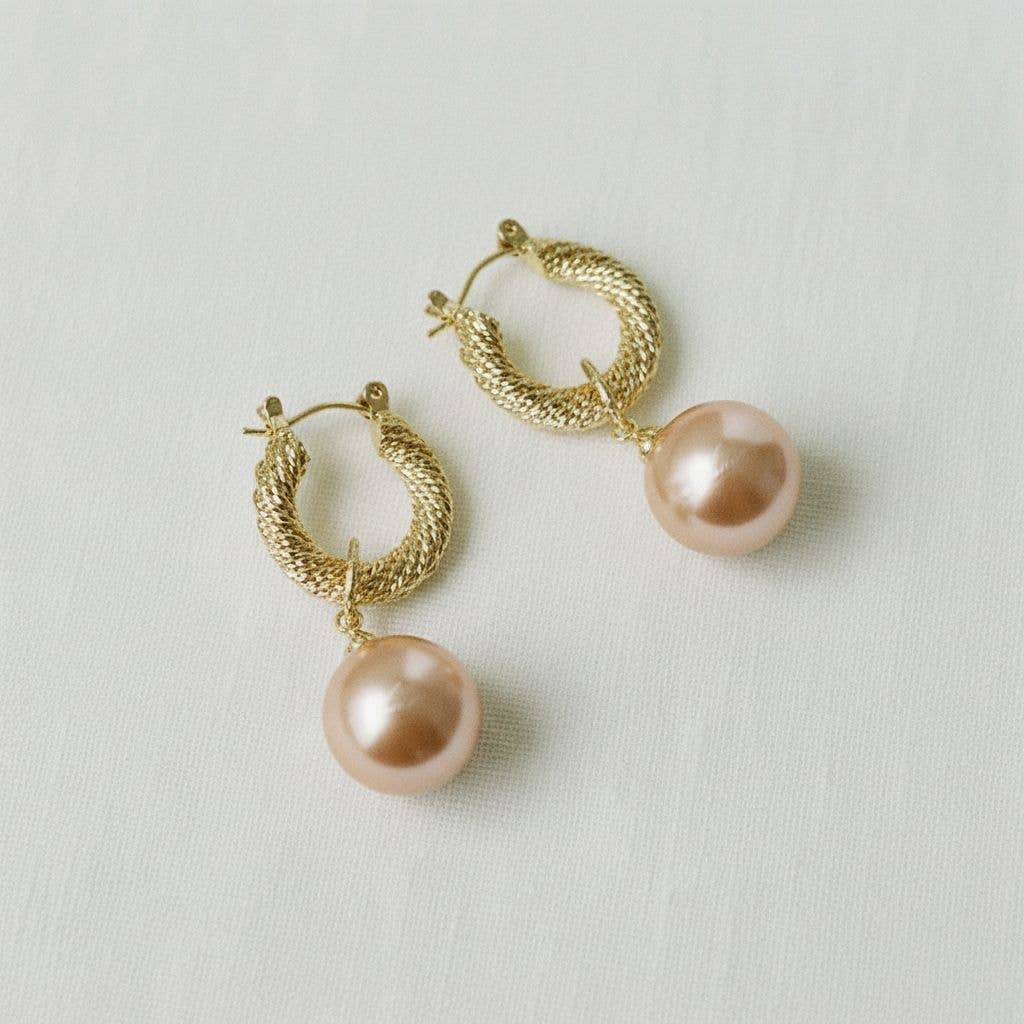 Chic Vintage Pearl Drop Earrings