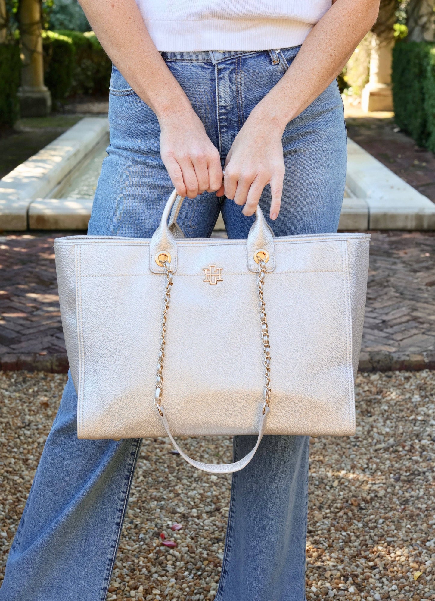 Melissa Tote Bag Pearl