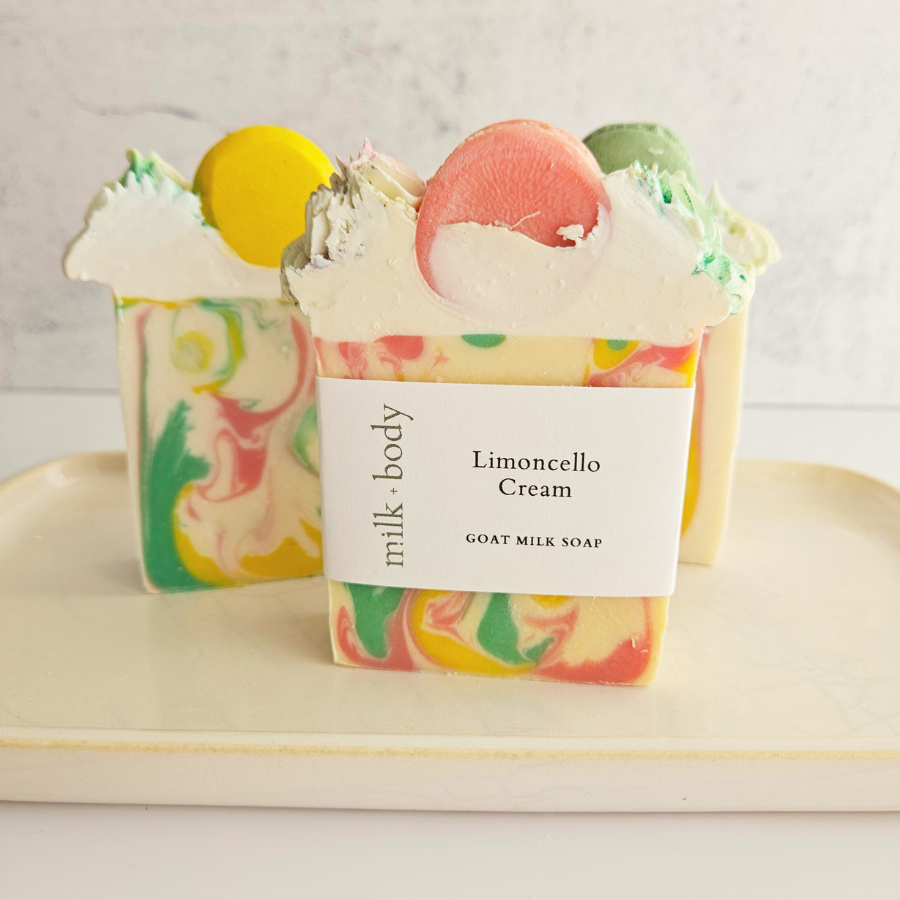 Limoncello Cream Goat MIlk Soap | Bar soap, spring soap
