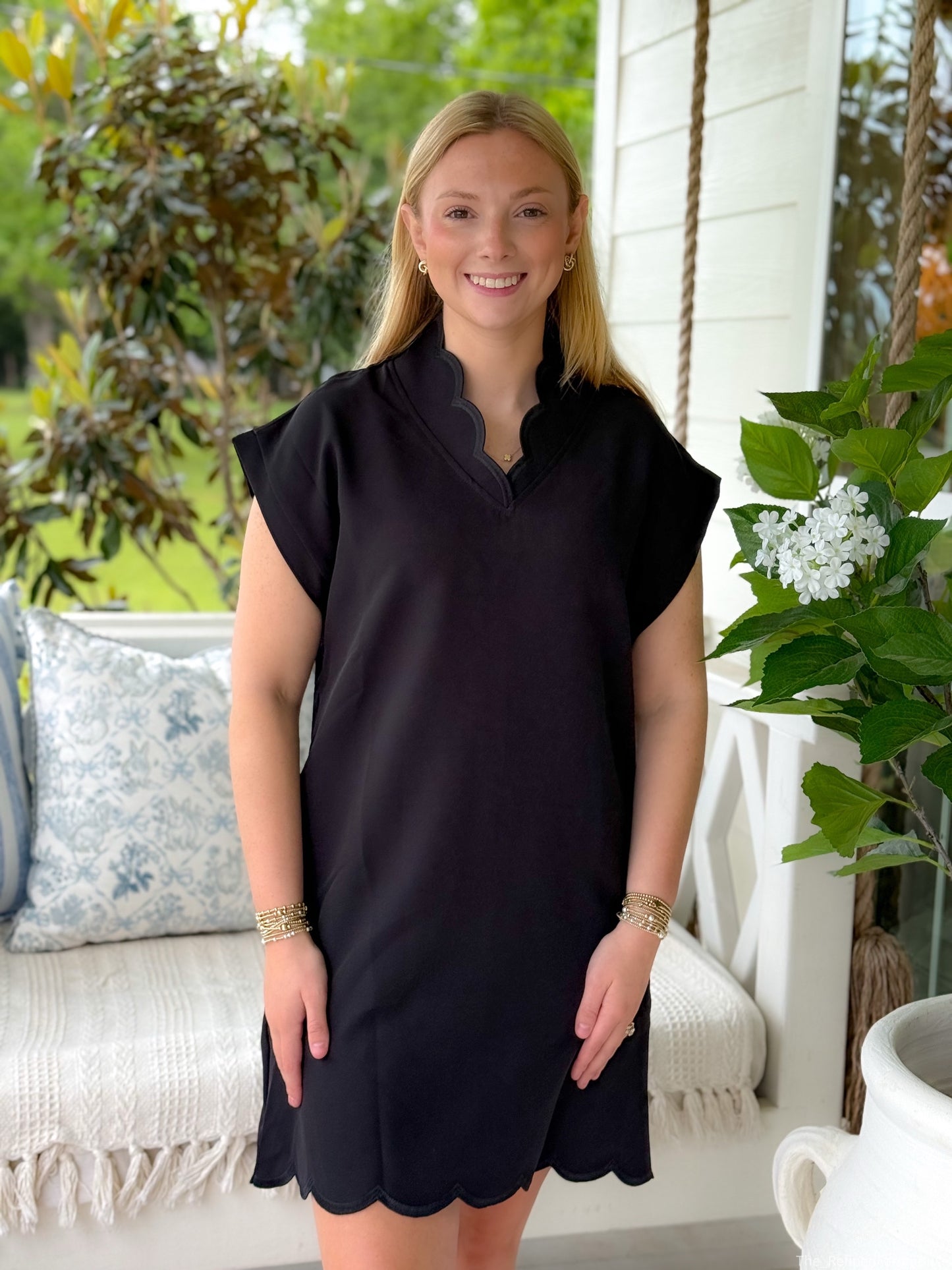 Scalloped in Style Dress