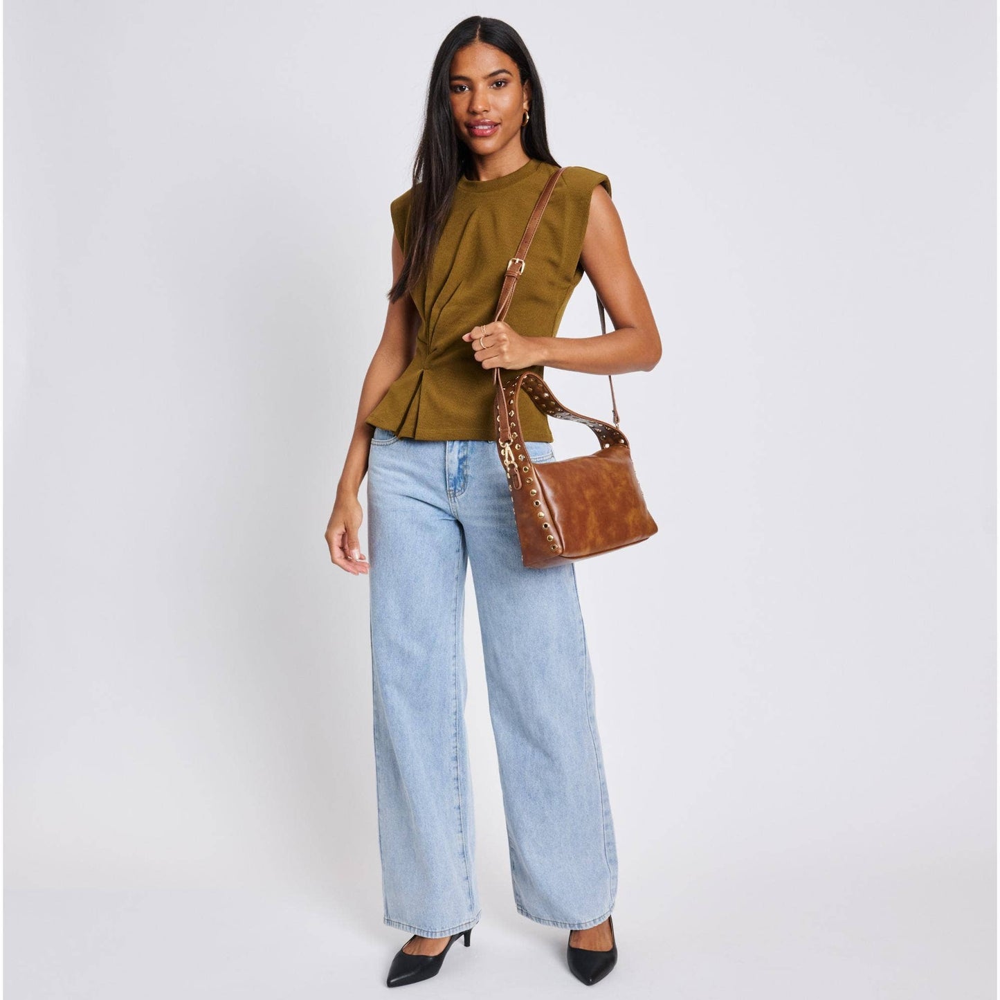 Jane Crossbody: Cognac