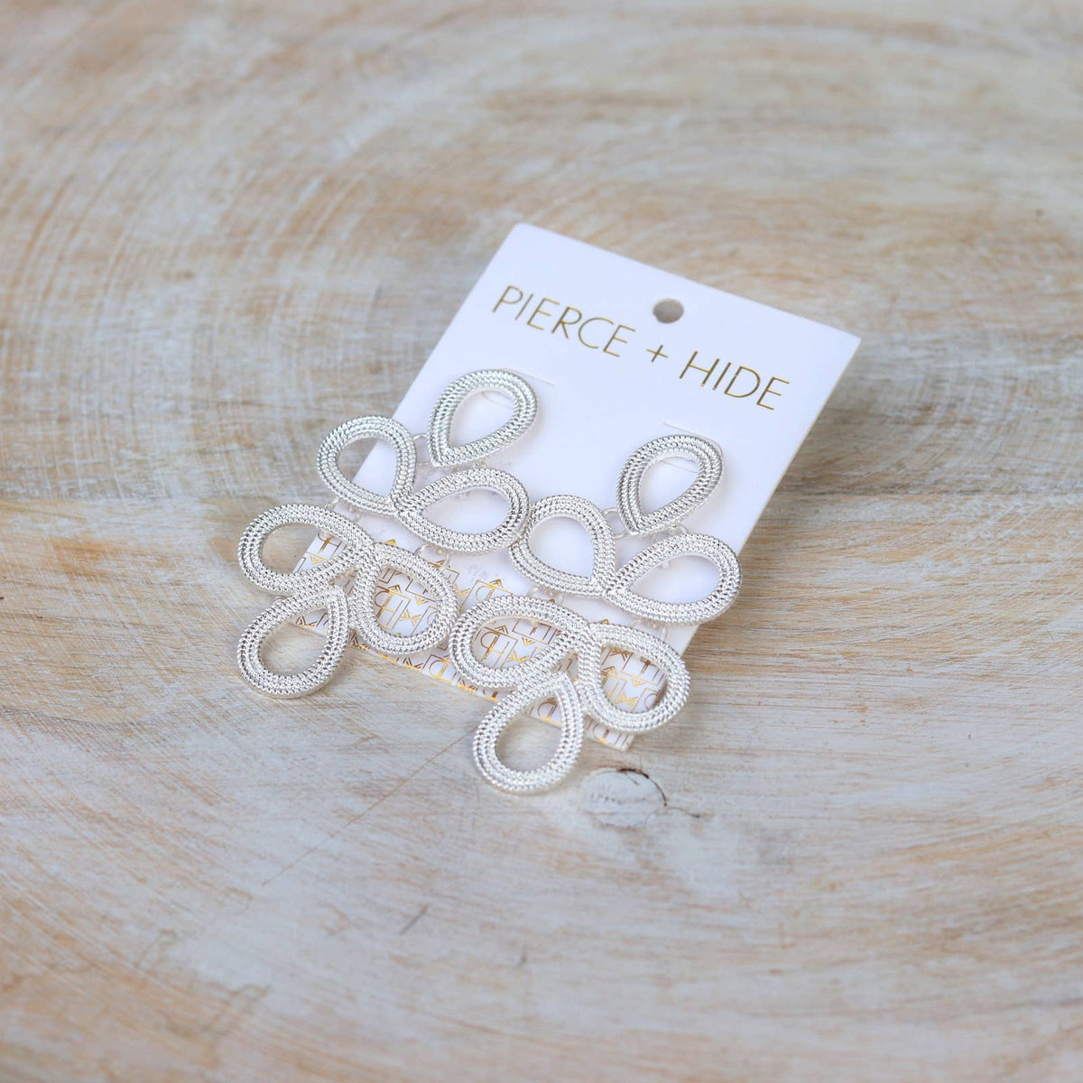 Silver Plaza Earring