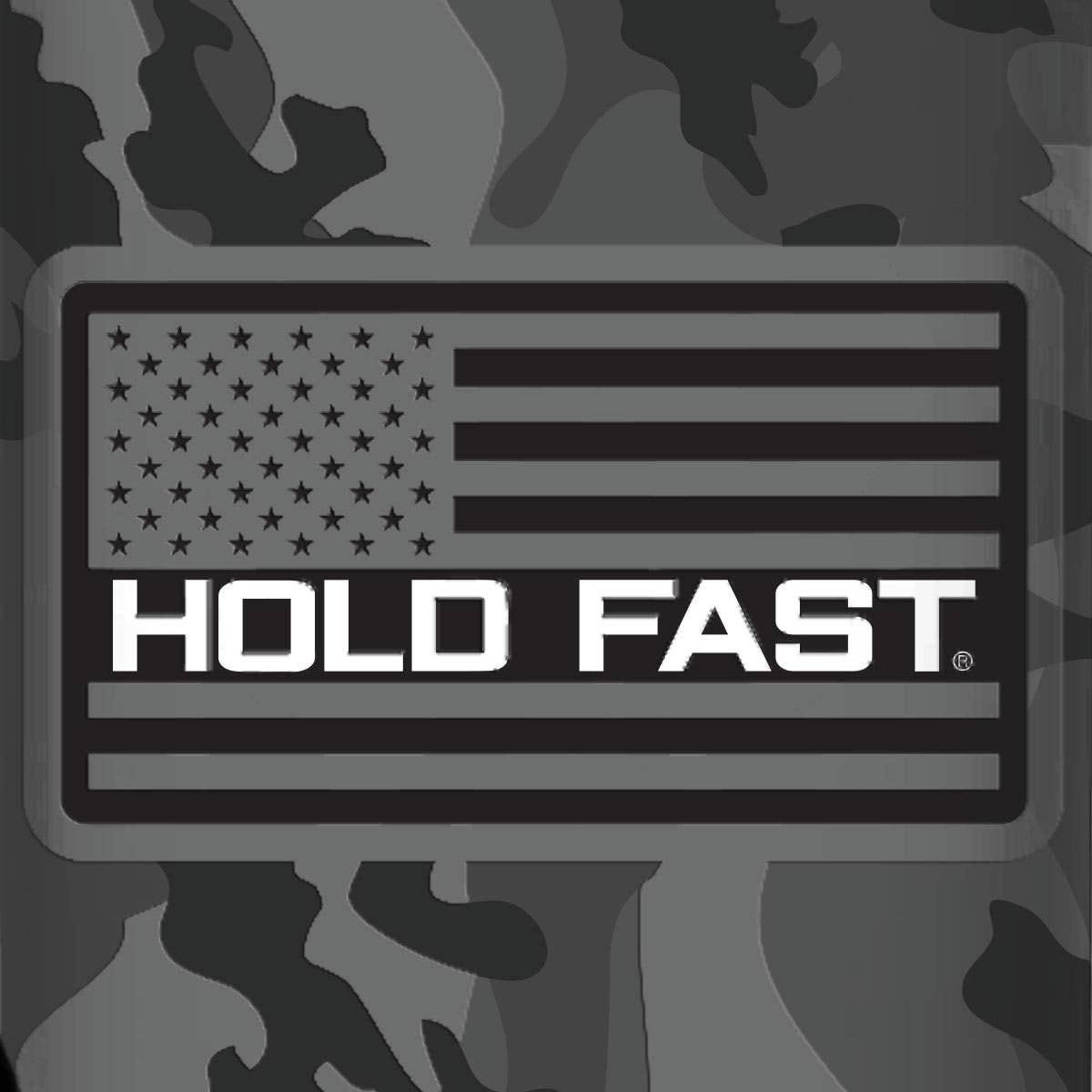 HOLD FAST 30 oz Stainless Steel Mug HF Black & Grey Camo: Black/Grey, 30 oz
