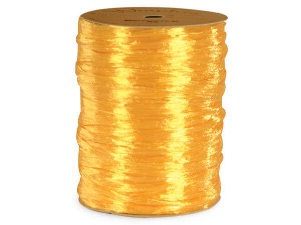Pearlized Raffia Ribbon: Light Blue, 1 Pack, 100 yards
