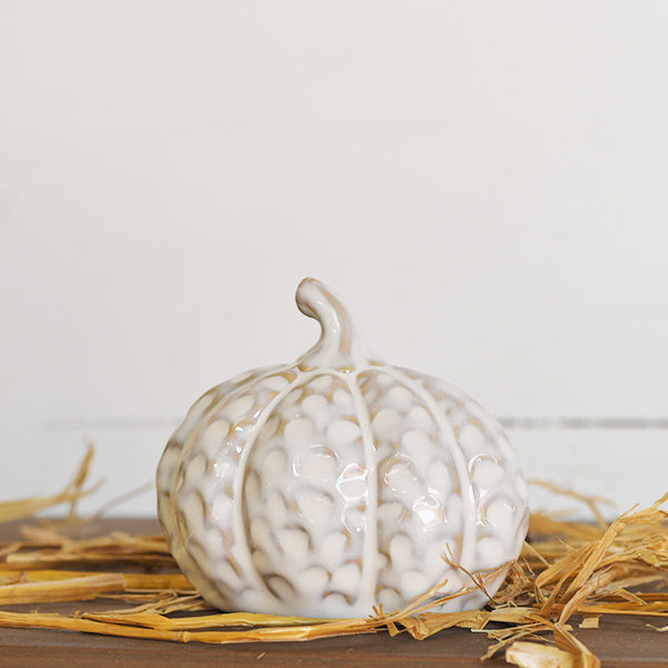Ivory Dimple Pumpkin
