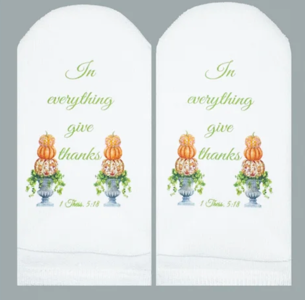 1 Thess.5:18 Give Thanks Socks