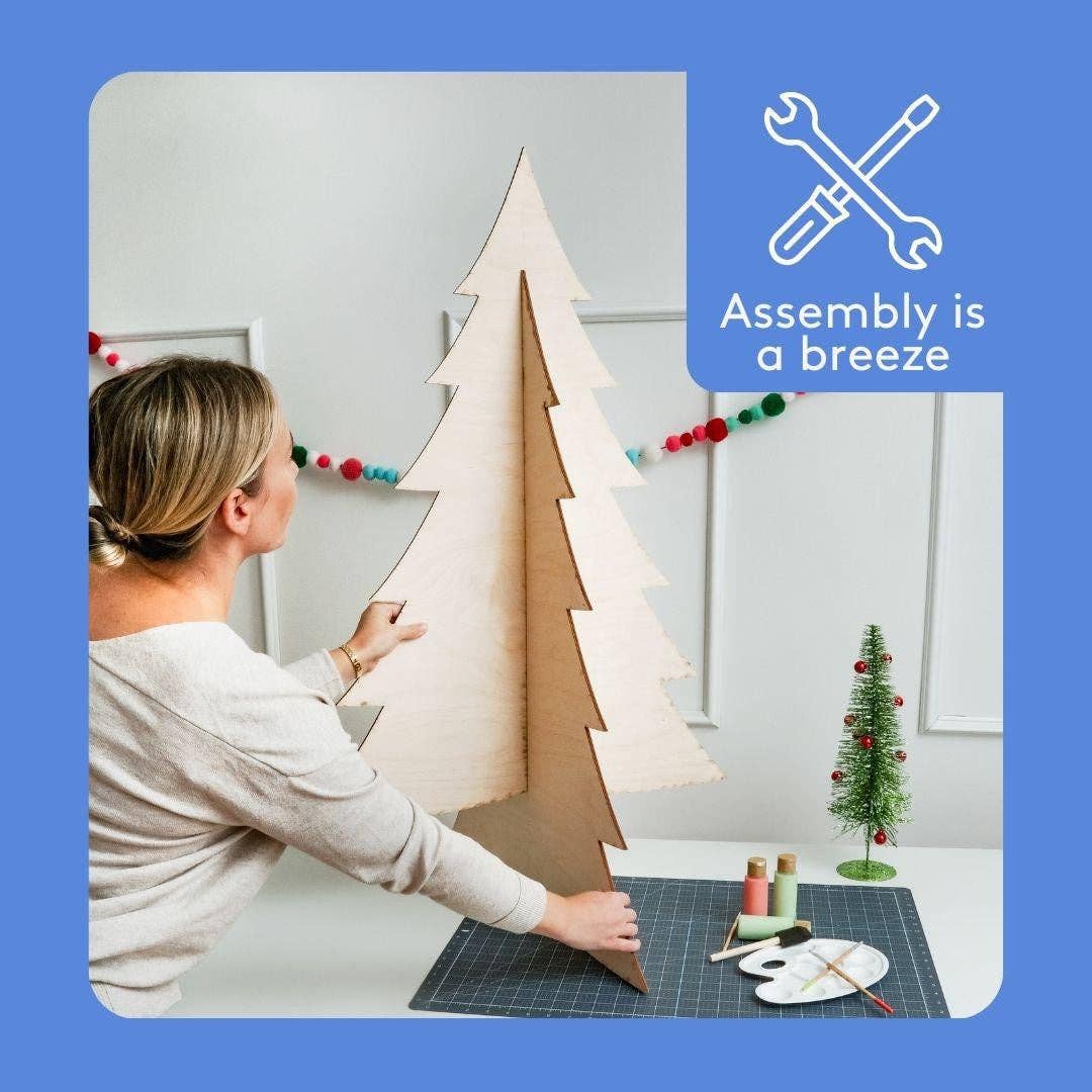 2-Piece Slotted Christmas Tree: 24 Inch