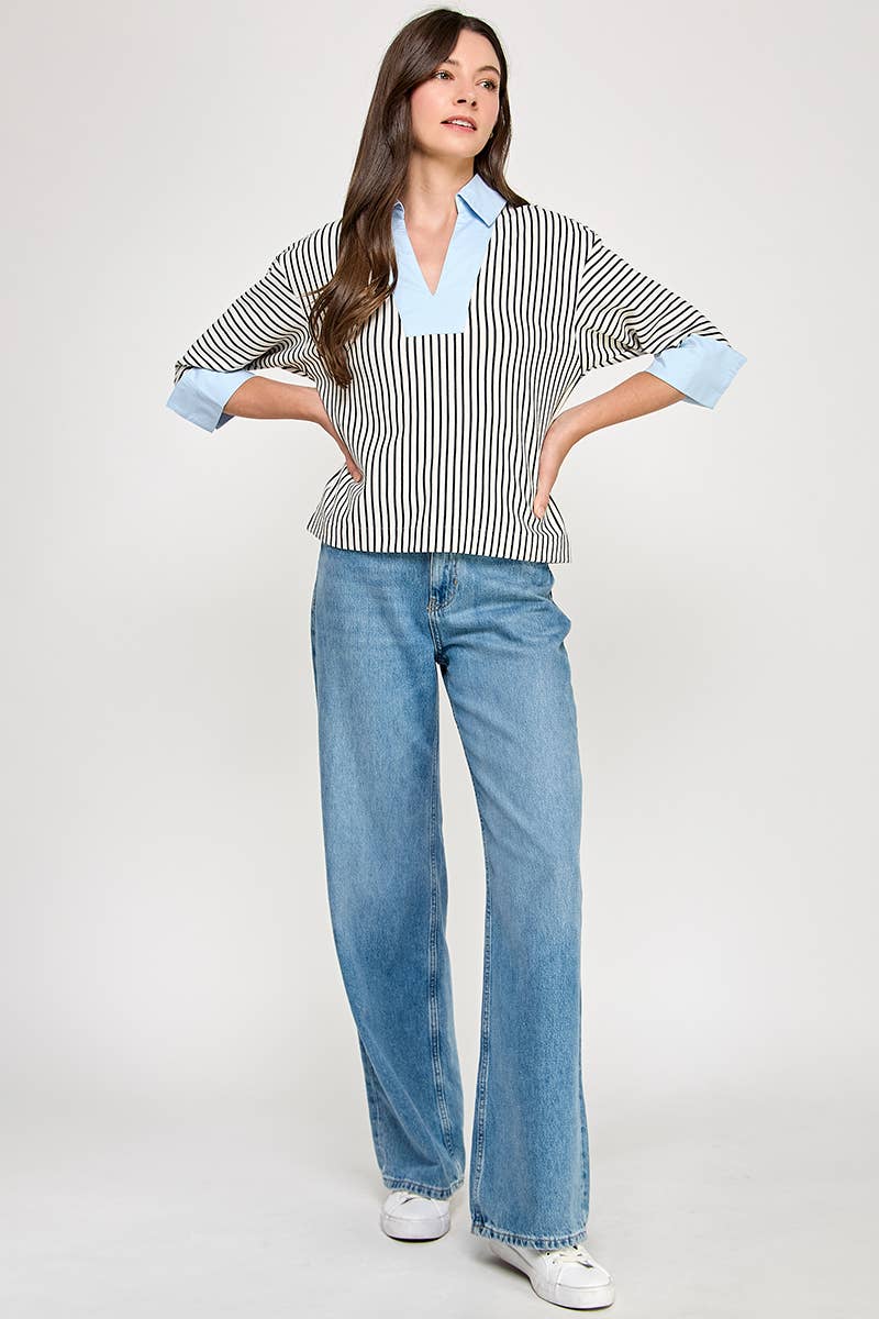 Harbor View Striped Top