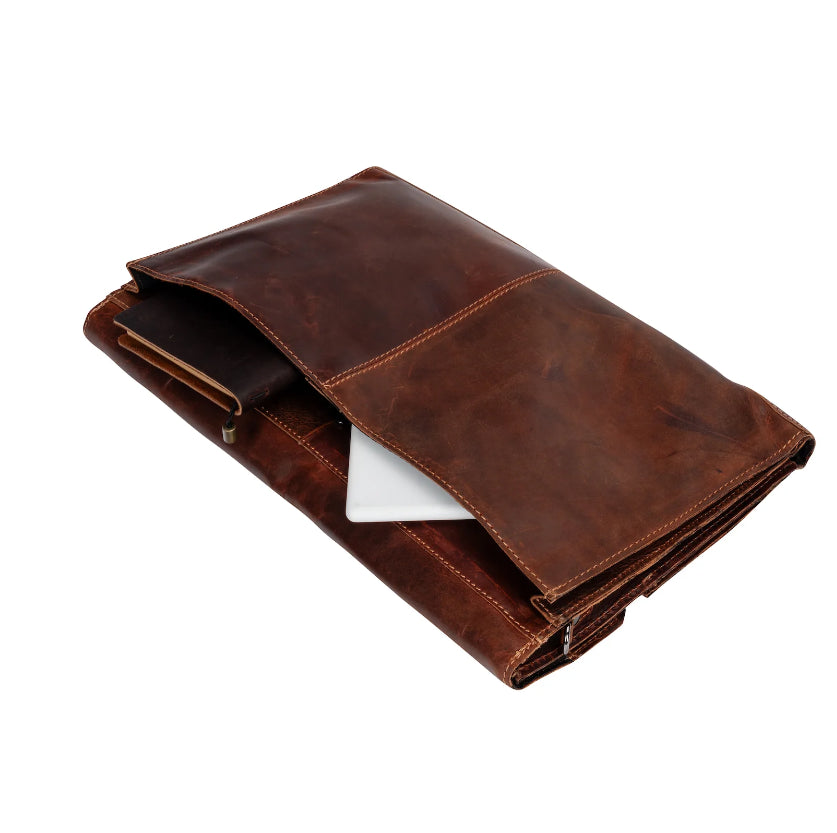 Leather Laptop Sleeve: Maverick