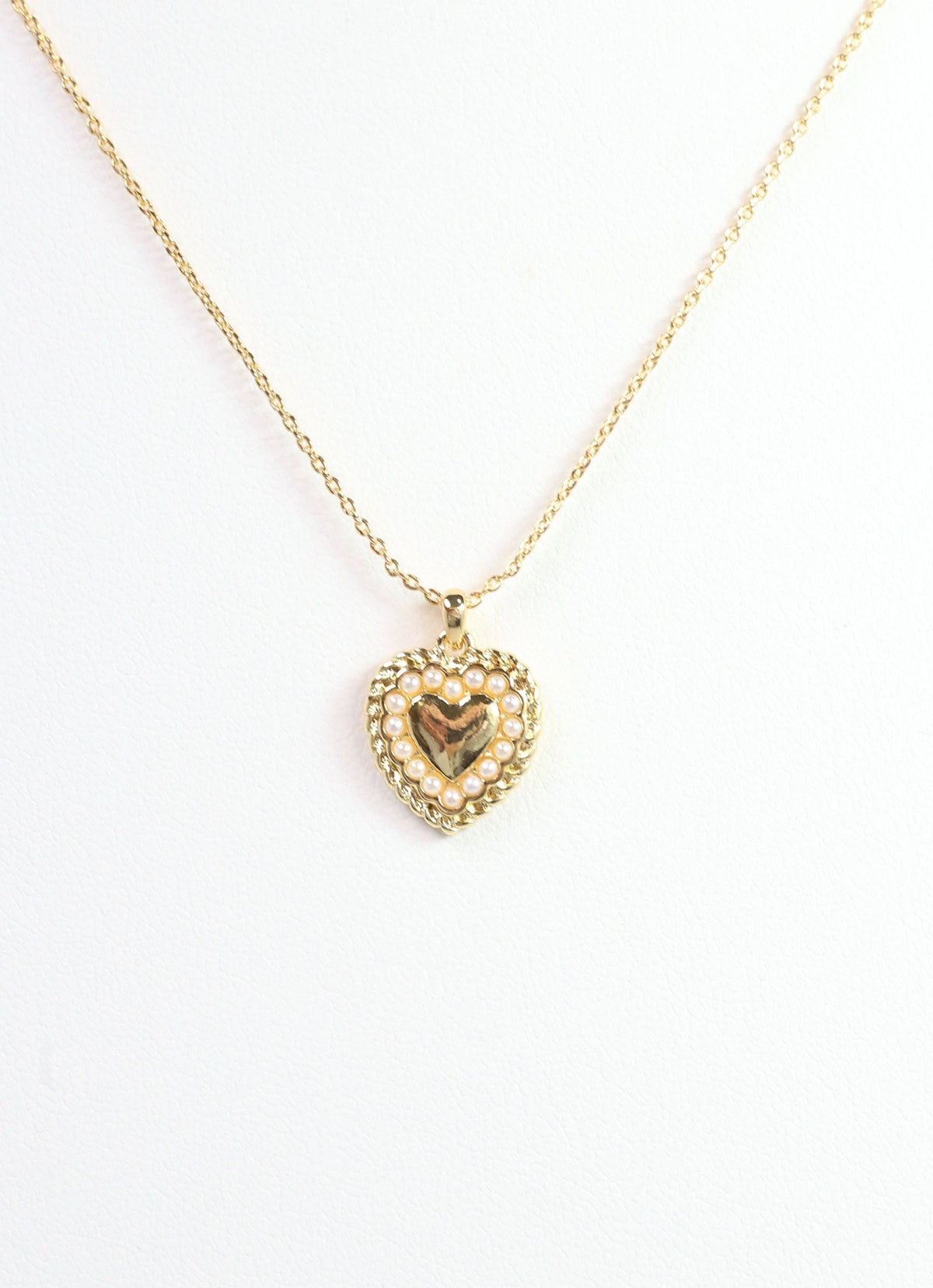 Atterbury Heart Necklace Gold