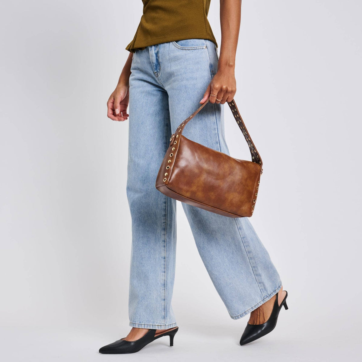 Jane Crossbody: Cognac