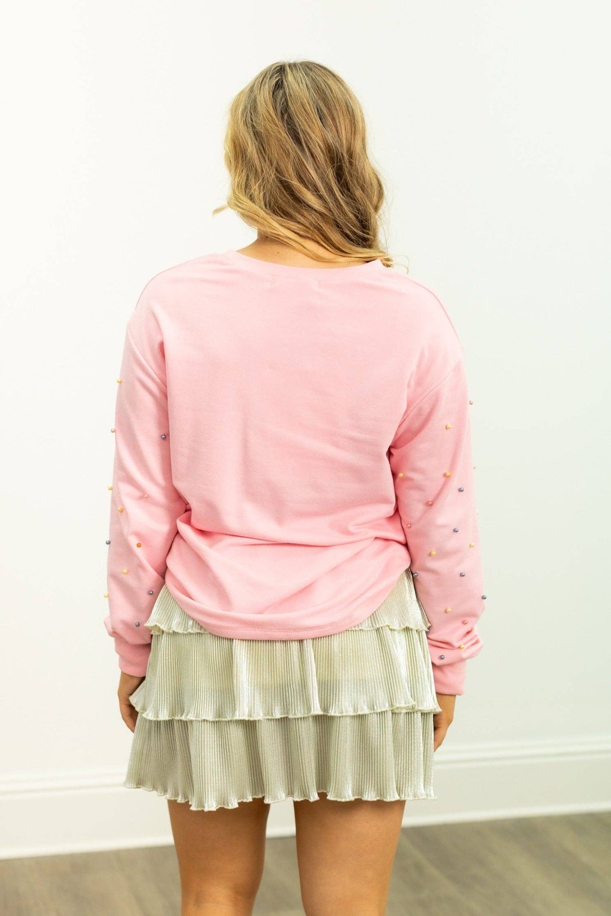 Christmas Cookie Patch Top | Pink
