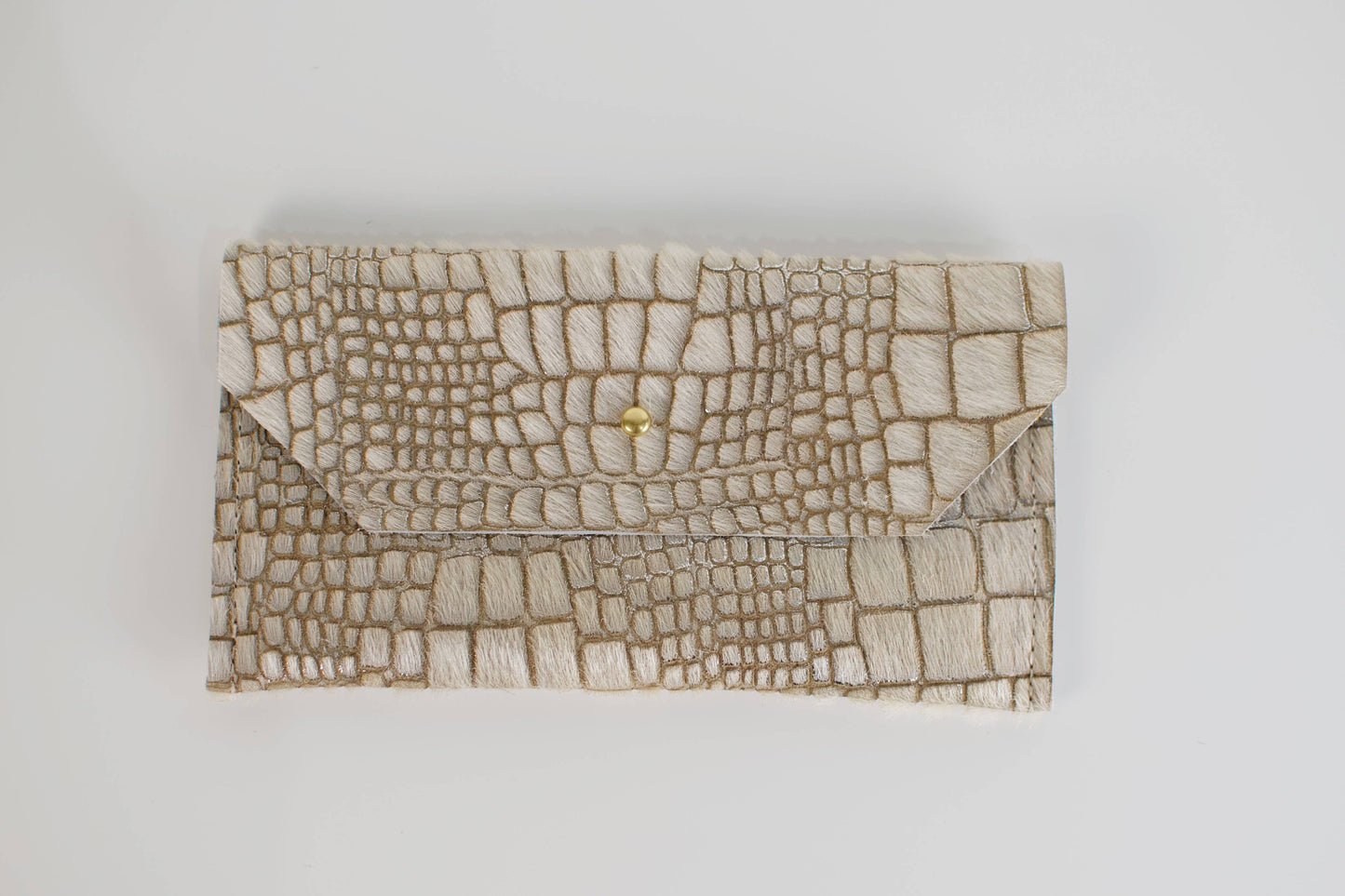 Hair on CowHide Phone/Envelope Clutch Animal Print