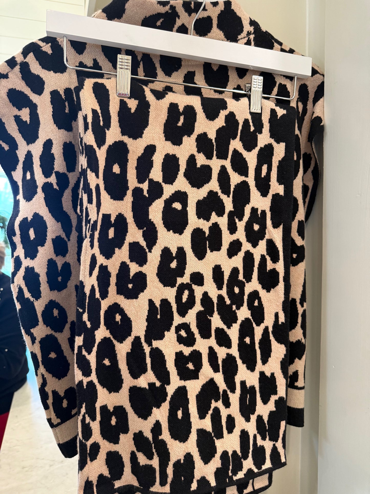 Cheetah Chic Knit Set
