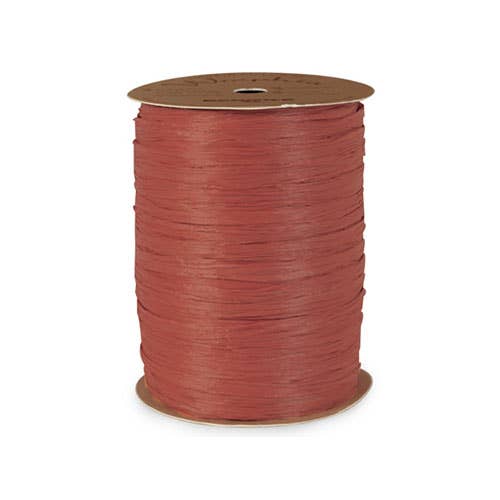Matte Raffia Ribbon: Ivory Buff, 1 Pack, 100 yards