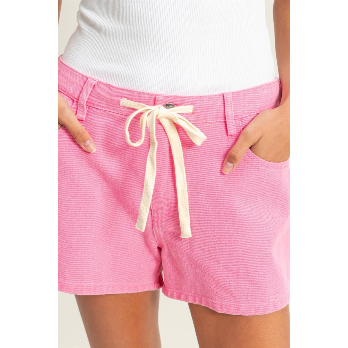 Blush Breeze Pocket Shorts