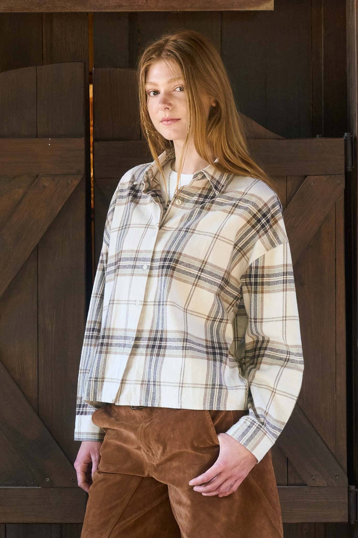 Rustic Meadow Plaid Shirt