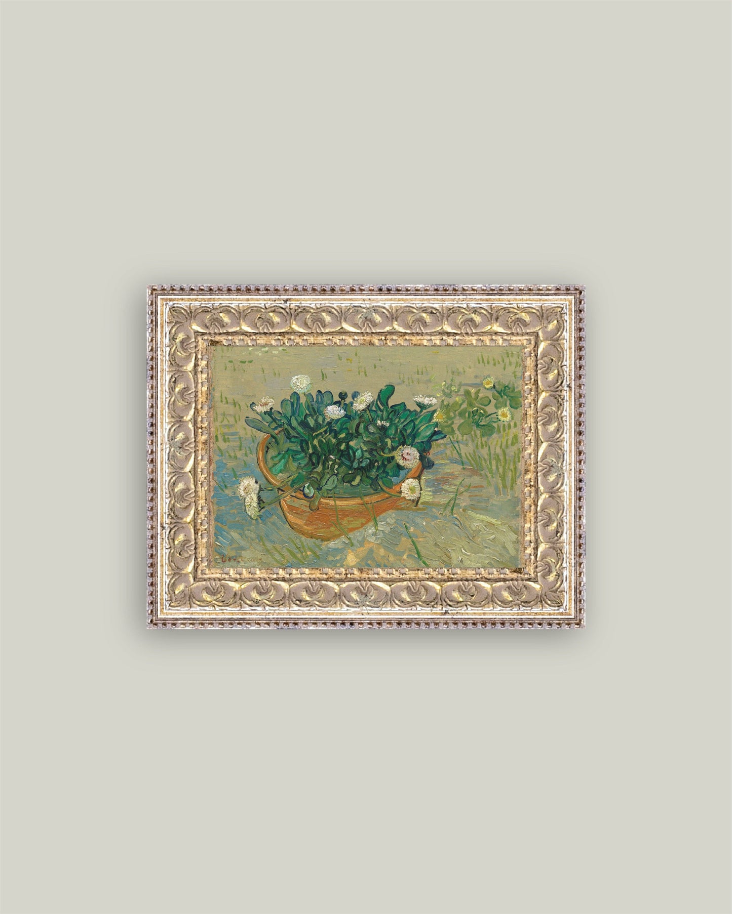 Basket of Daisies: 7x5